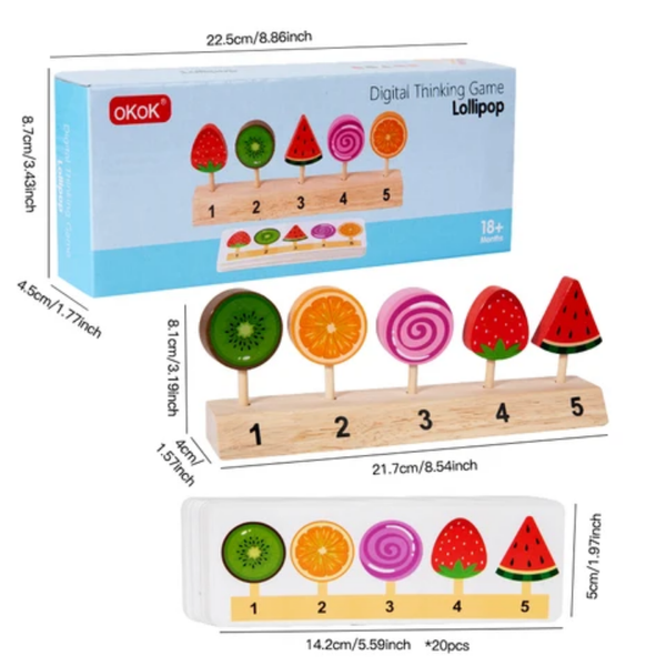 WOODEN MATCHING GAME