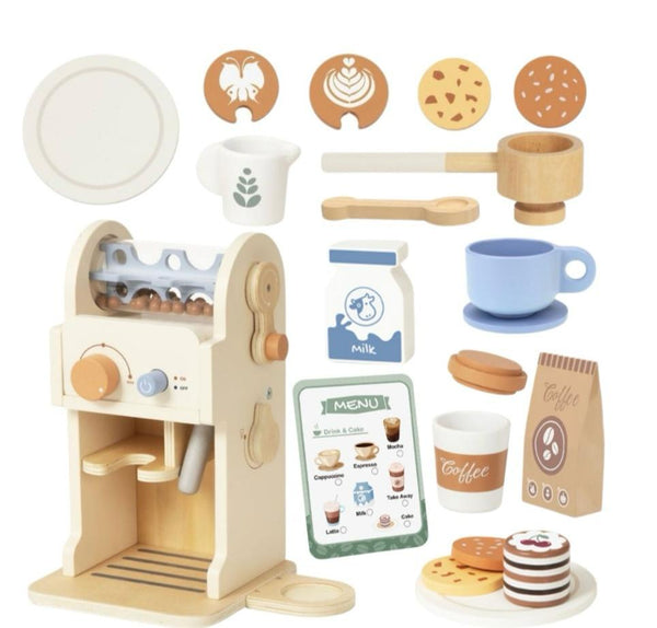 TOOKY TOY WOODEN COFFEE WOODEN MACHINE