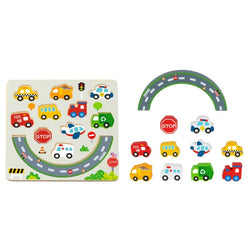 HI PANDO 2 IN 1 TRANSPORTATION BALANCE PUZZLE