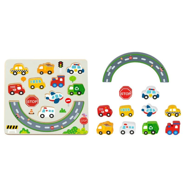 HI PANDO 2 IN 1 TRANSPORTATION BALANCE PUZZLE