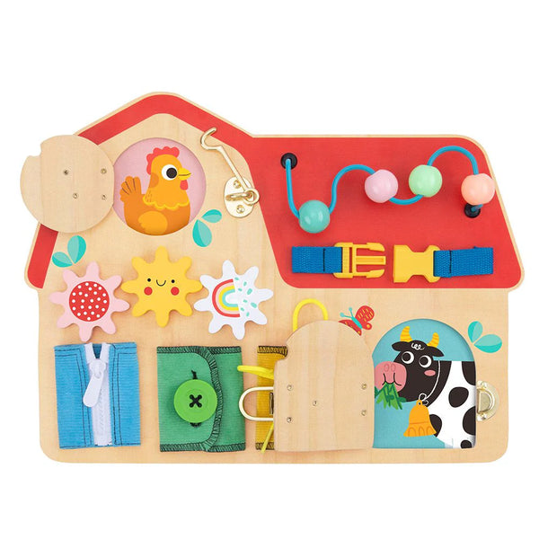 FARM BUSY BOARD - TOOKY TOY - OUT OF STOCK