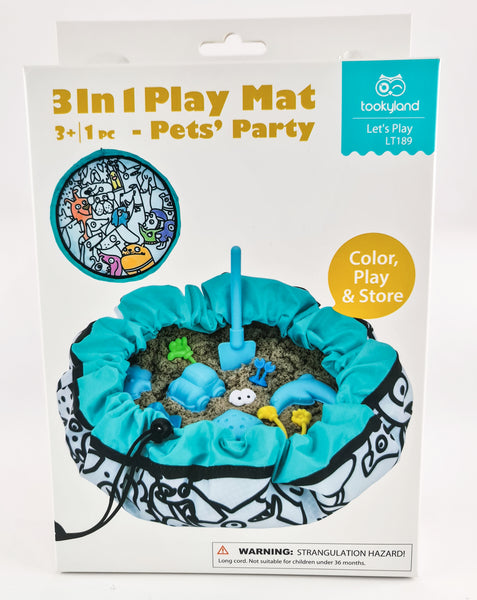 3 IN 1 PLAY MAT PETS PARTY - TOOKYLAND