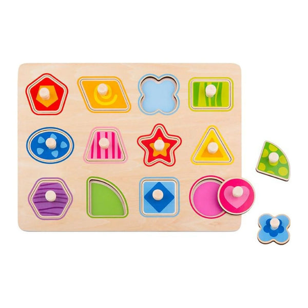 SHAPES PEG PUZZLE - TOOKY TOY