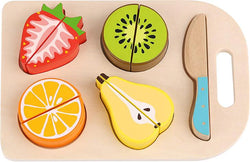 WOODEN CUTTING FRUIT - 4 FRUITS - TOOKY TOY