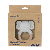 NATURAL TEETHER - ELEPHANT - TOOKY TOY