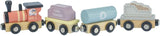 MY FOREST FRIENDS WOODEN TRAIN AND CARRIAGE SET - TOOKY TOY