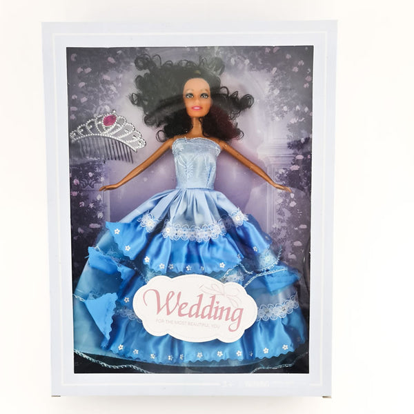 BLUE WEDDING FASHION DOLL