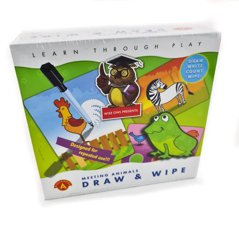 DRAW AND WIPE-MEETING ANIMALS
