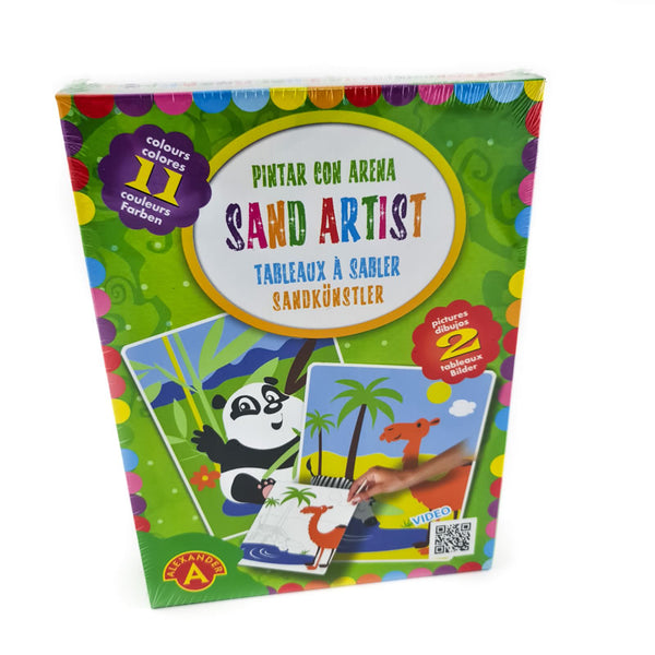 SAND ART-PANDA/CAMEL