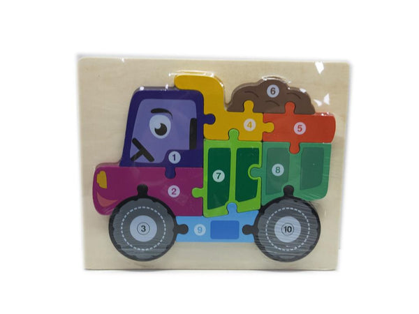 DUMP TRUCK NUMBER PUZZLE - SOLD OUT