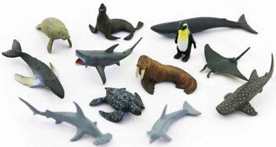 COLD WATER SEA CREATURES 12PC