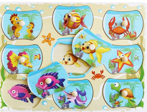 FISH BOWL PEG PUZZLE - SOLD OUT