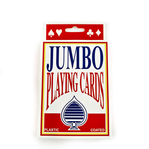 JUMBO PLAYING CARDS - (OUT OF STOCK)