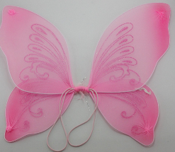 FAIRY WINGS - WHITE AND PINK