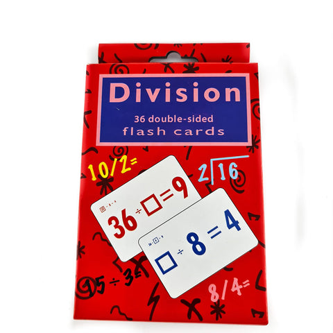 DIVISION FLASH CARDS