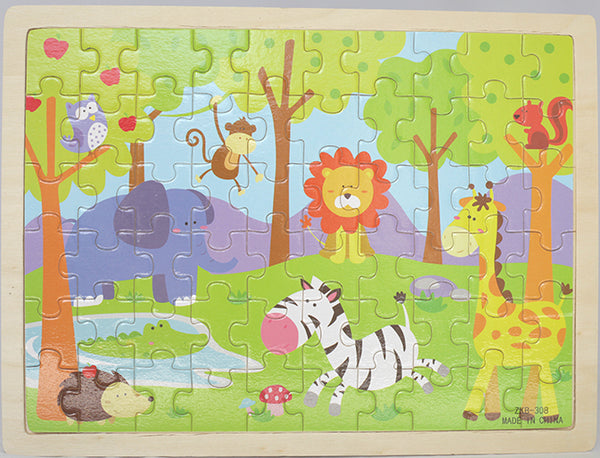 60PC JUNGLE PUZZLE