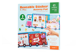 TOOKYLAND RE USABLE STICKER ACTIVITY PAD - 8 AVAILABLE