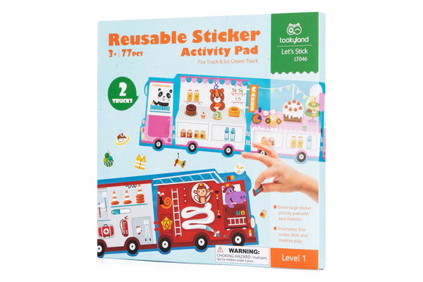 TOOKYLAND RE USABLE STICKER ACTIVITY PAD