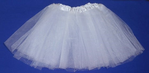 WHITE TULLE SKIRT