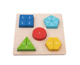 WOODEN FRACTION PUZZLE - TOOKY TOY