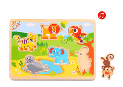 ANIMAL SOUNDS PUZZLE - TOOKY TOY