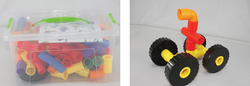 TUBES & WHEELS IN CONTAINER