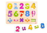 WOODEN NUMBER PEG PUZZLE - TOOKY TOY