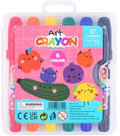 TOOKYLAND CRAYONS-6 PC